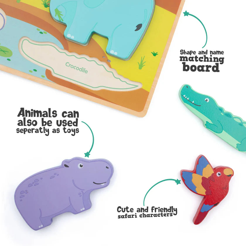 Safari Chunky Wooden Puzzle