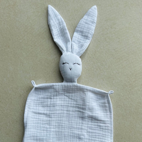 My First Cuddle Comforter - Rabbit Pure White