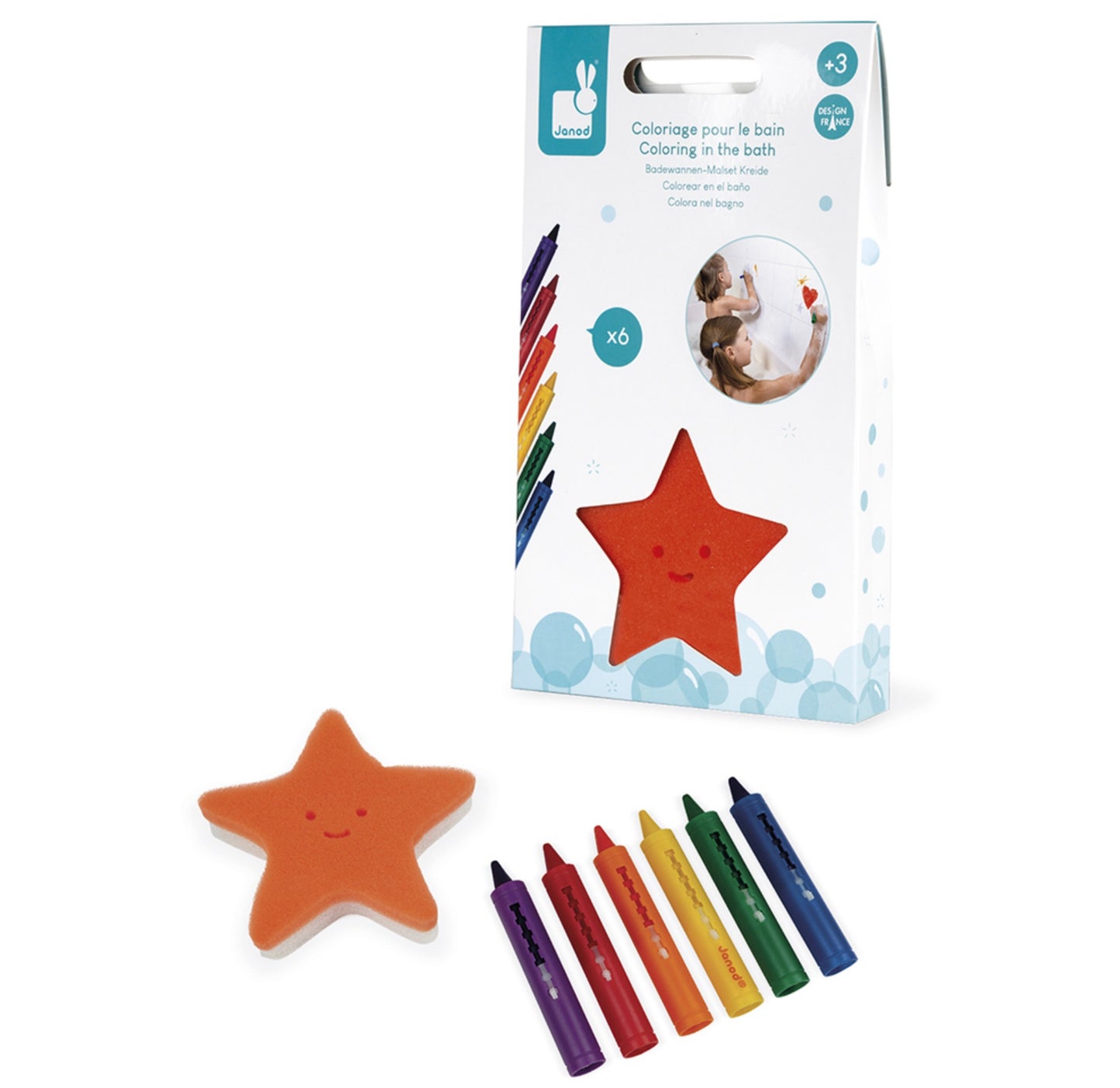 Janod Kids Bath Crayons-Colouring In The Bath Set, Creative Bath Toy, Bath Pens, Bath Toys Baby Bath Toys, Early Years Toy, Best Bath Toys, Janod Bath Toys, Nottinghamshire Stockist