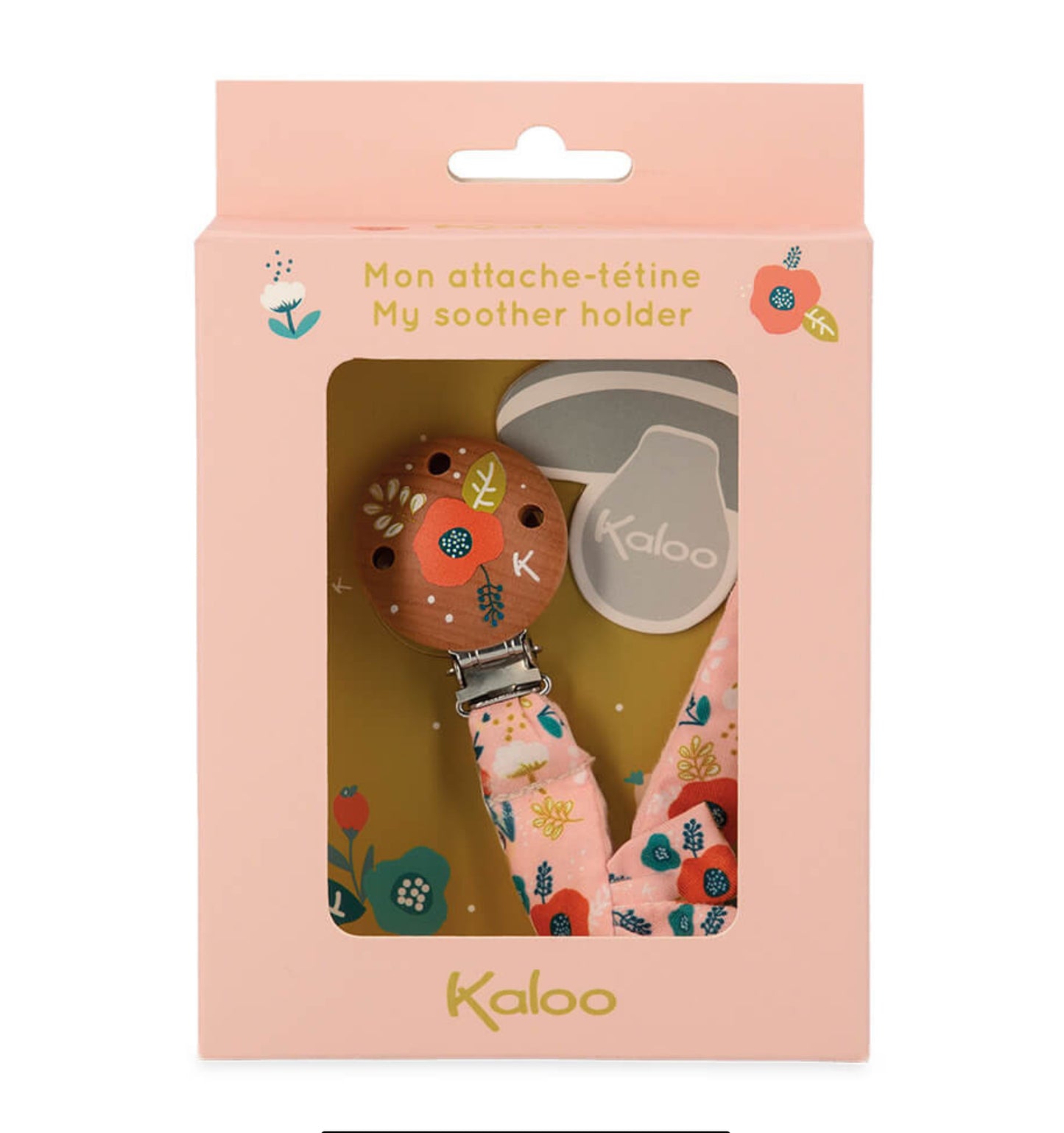 Kaloo Poppy Print Dummy Clip
