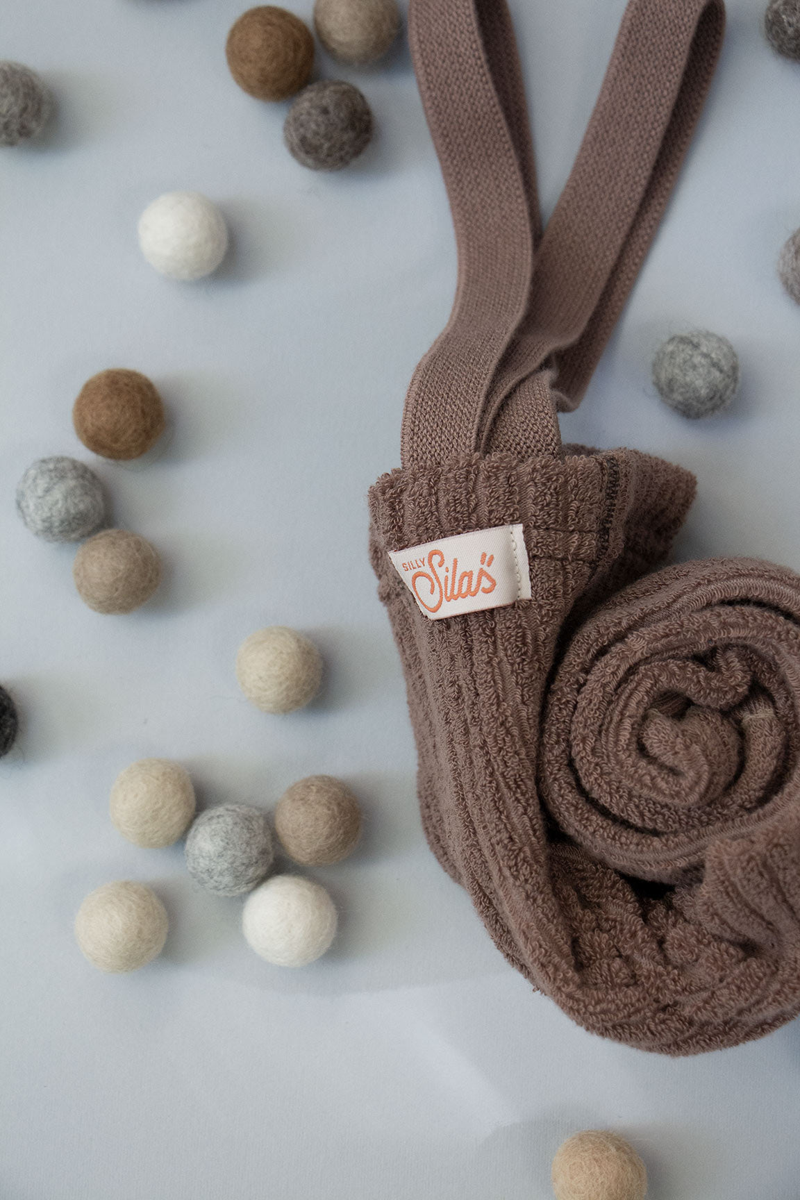 Silly Silas Soft Terry Rib Tights with Braces Granola, Silly Silas Tights