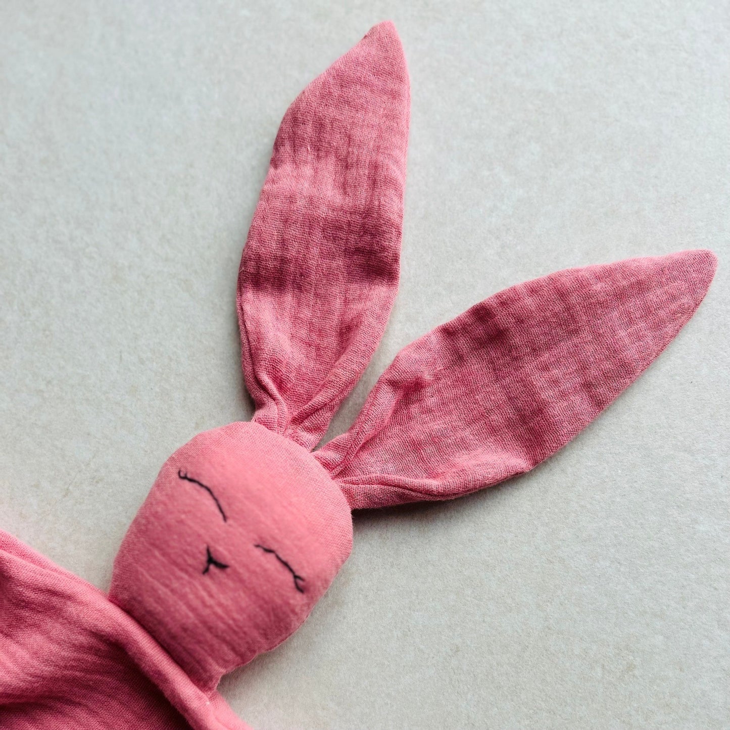 My First Cuddle Comforter - Rabbit Dusty Rose