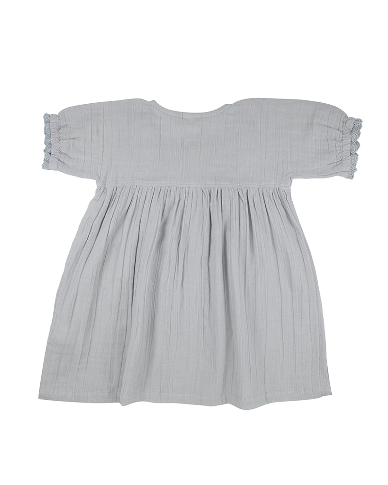 Girls Woven Sky Gauze Dress | Turtledove London