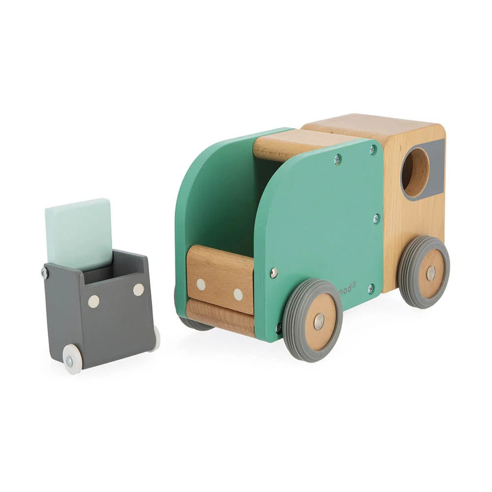 Janod Kids Wooden Recycling Truck