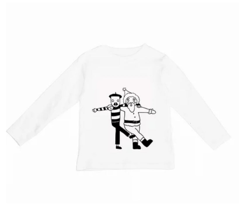Santa Can-Can Xmas Tee