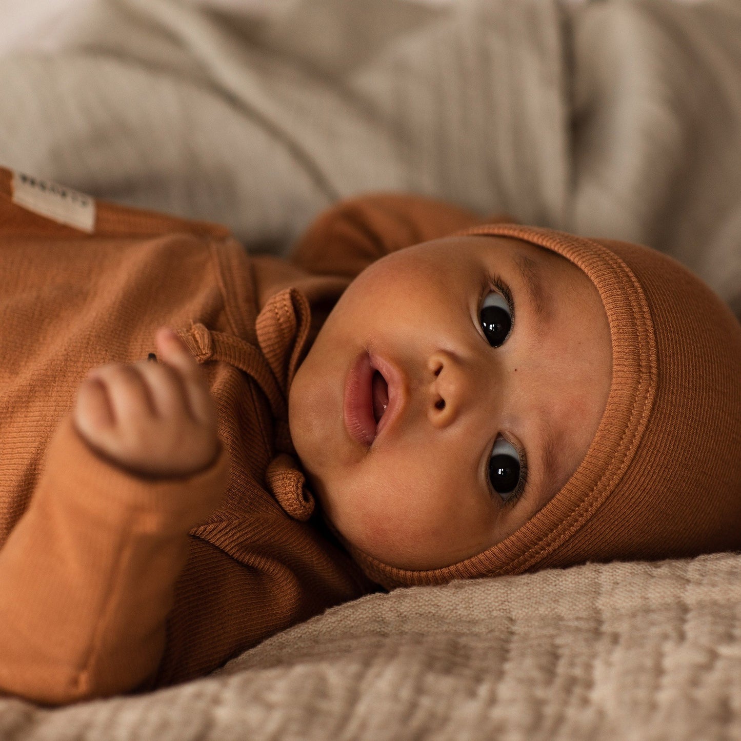 Claude&Co, Pixie Bonnet, Terracotta, Baby Bonnet, Nottingham Kids Shop, Claude&Co Stockistt
