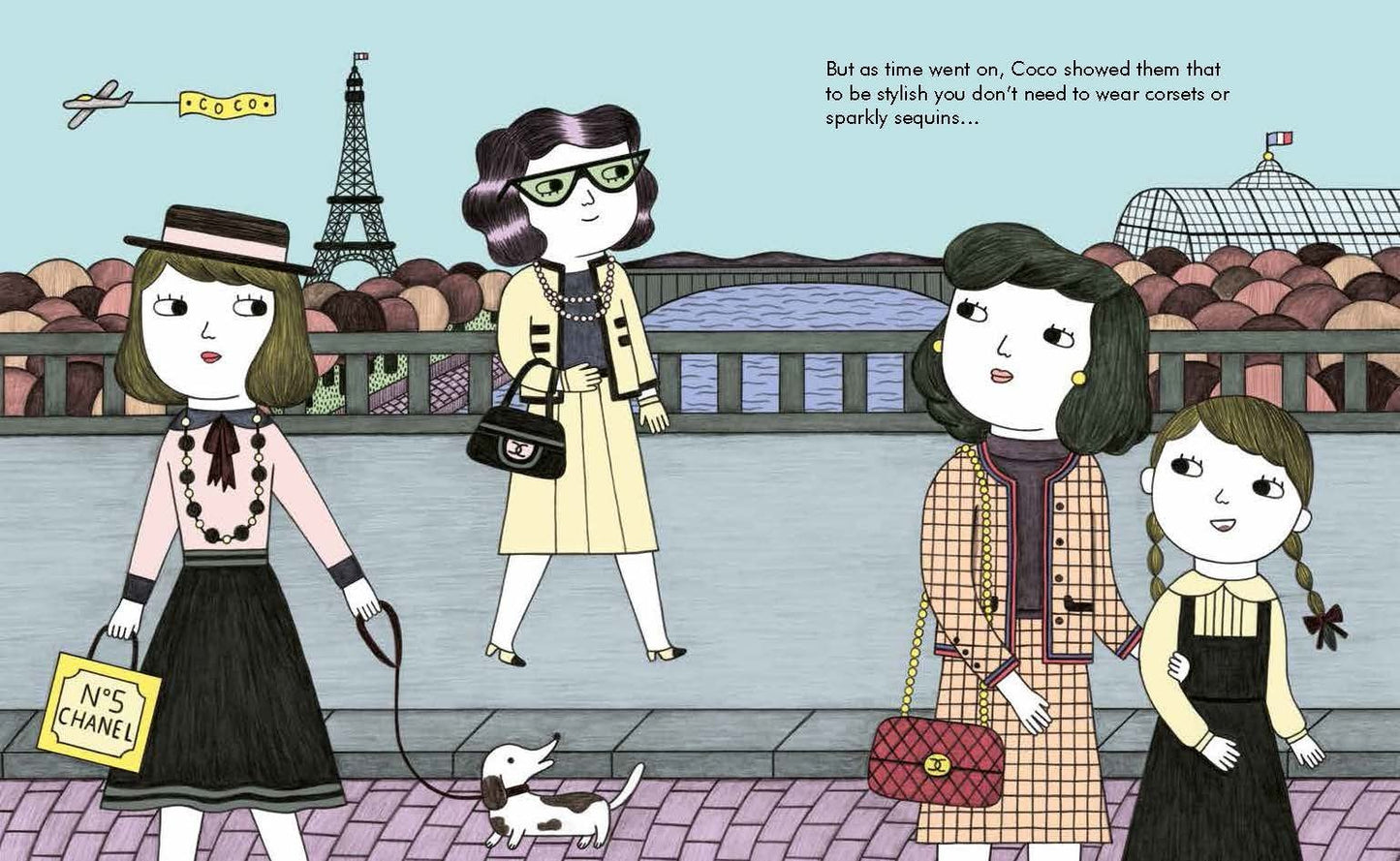 Little People Big Dreams, Coco Chanel, Book & Doll Gift Set, Books about inspirational people, Children’s book. Hardback book, Little People Big Dreams Stockist, midlands baby store, Nottinghamshire sustainable children’s store