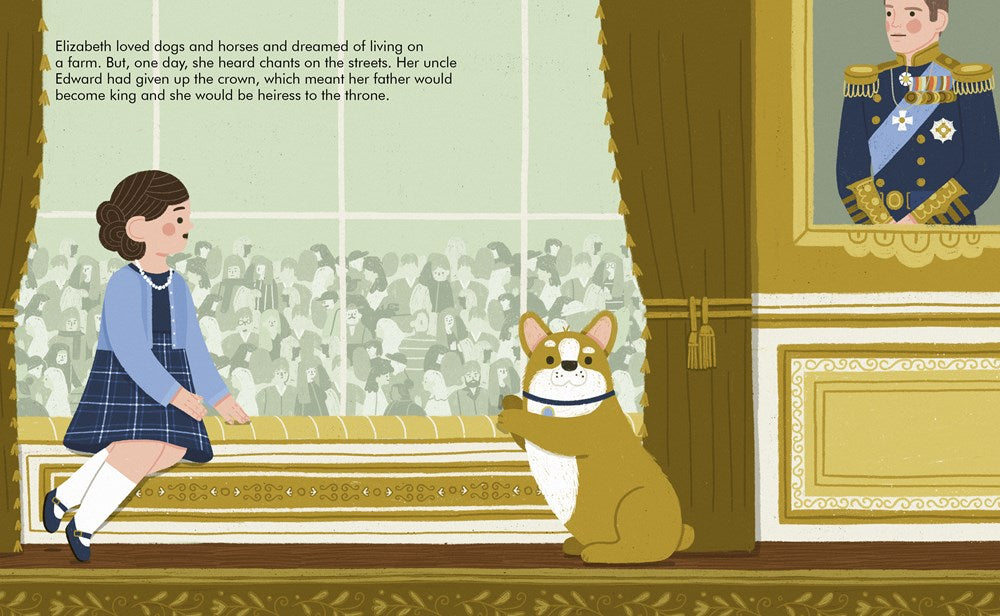 Little People Big Dreams, Queen Elizabeth, Hardback, Children’s book, Nottinghamshire stockist, books about inspirational people, Midlands baby store, sustainable, independent kids shop