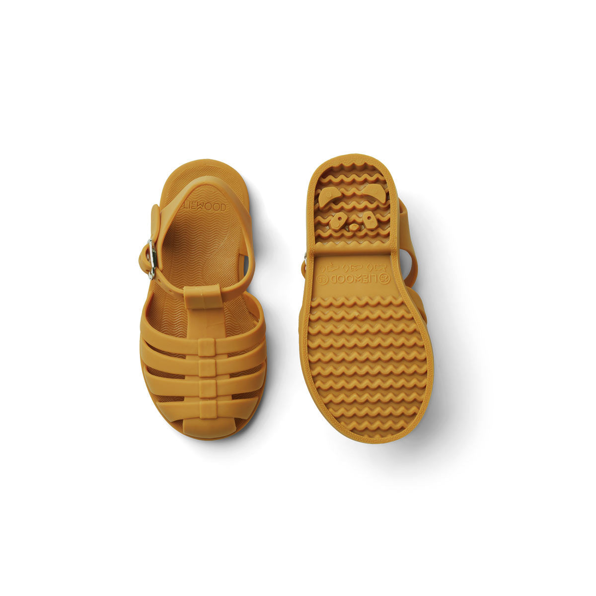 Liewood Kids Bre Sandals in Golden Caramel, Nottingham baby shop, sustainable kids Sandals, Liewood Jelly Sandals