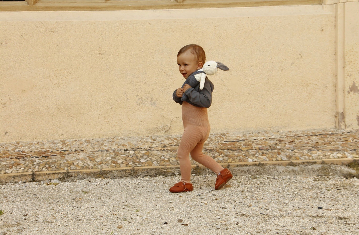 Silly Silas, Footed Tights with Braces, Light Brown, baby tights, Children’s tights, Silly Silas Stockist, sustainable children’s brands, midlands baby store