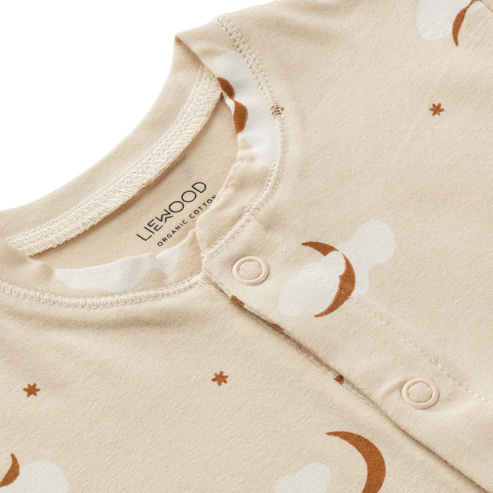 Liewood, Boye Printed Jumpsuit, Stargazer/Foggy Mix, Baby Grow, Sleepsuit, Nottingham Kids Shop, Liewood Stockist, Nottingham Independent Store, new baby girl gifts uk, new baby gift set, new baby gift box
