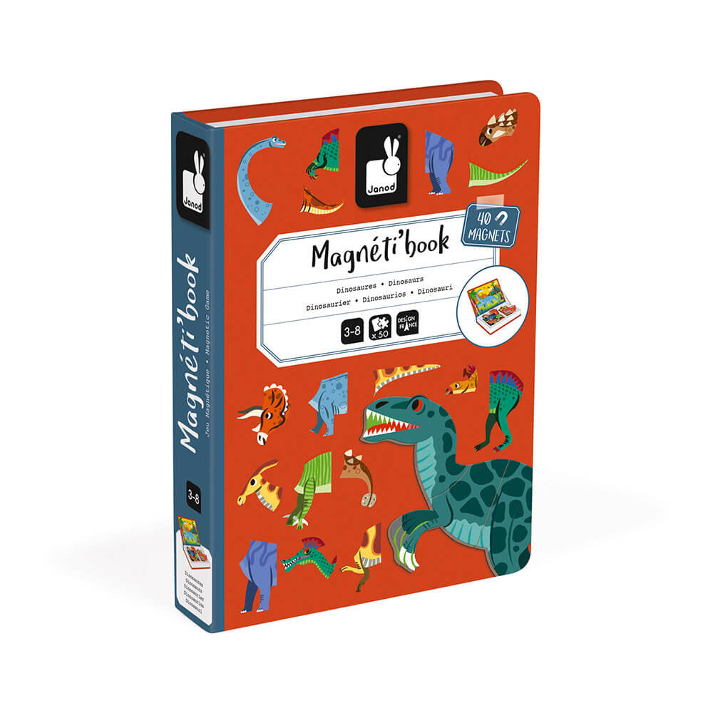 Janod Dinosaurs Magneti’ Book is the perfect gift for any little Dinosaur lovers