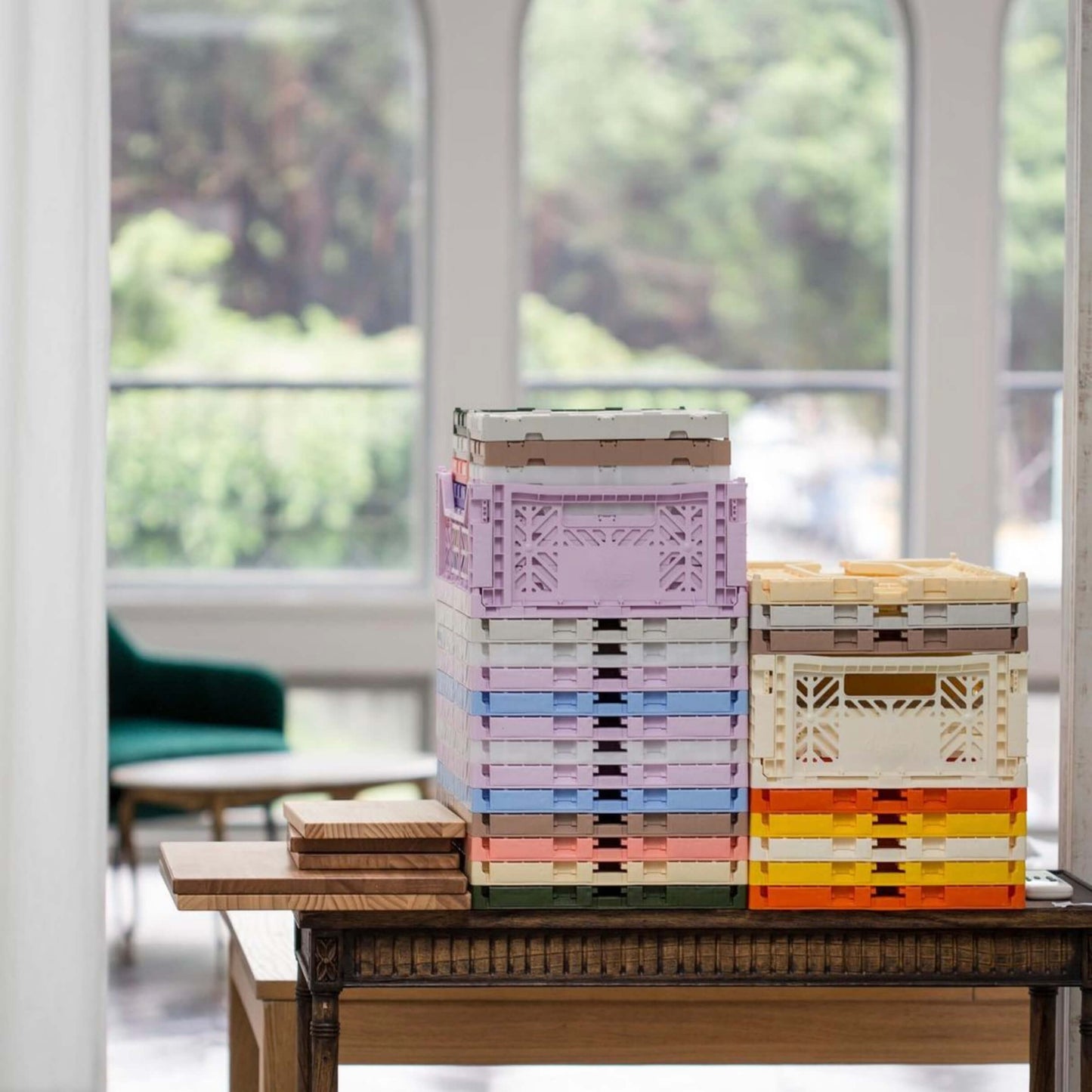 Aykasa Folding Crate, Mini, Orchid, home storage, nursery storage, playroom storage, Aykasa Stockist, Nottinghamshire children’s store