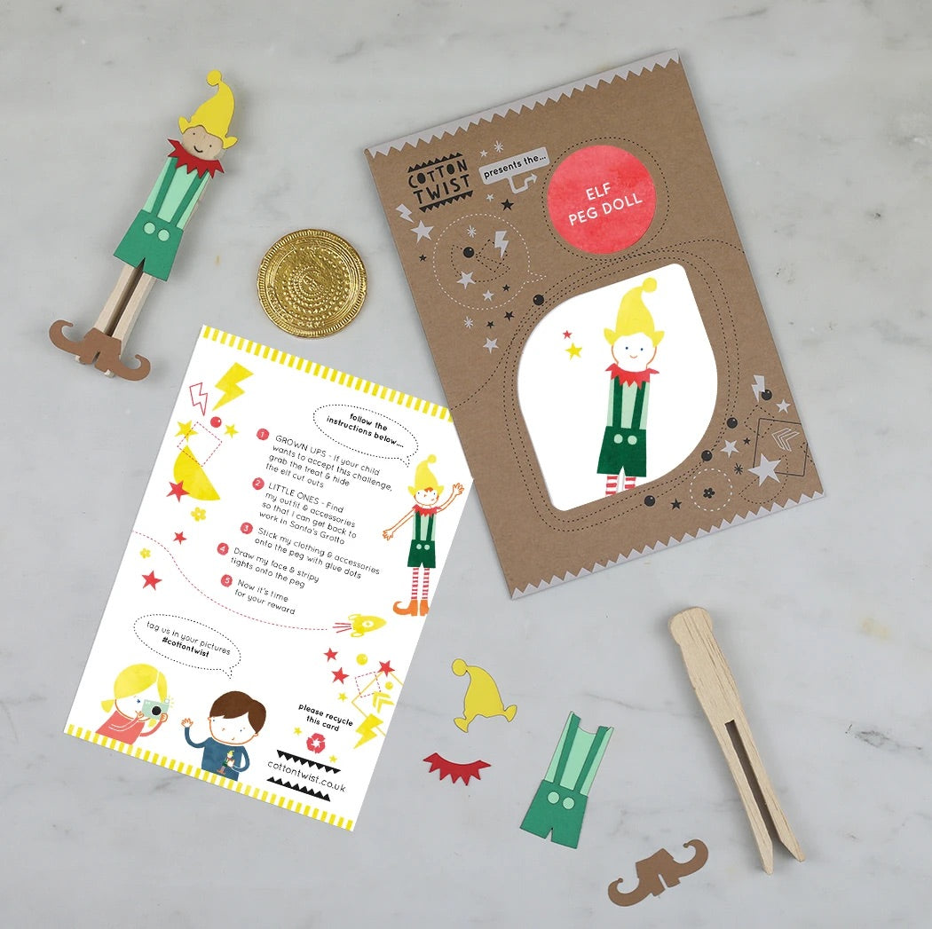 Elf Peg Doll