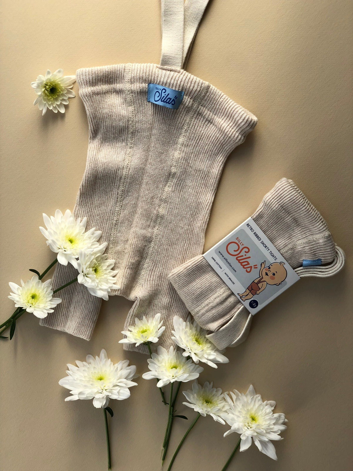 Alf & Co is a midlands based children’s store and they are stockist of the Silly Silas Shorty Tights in a lovely cream colour