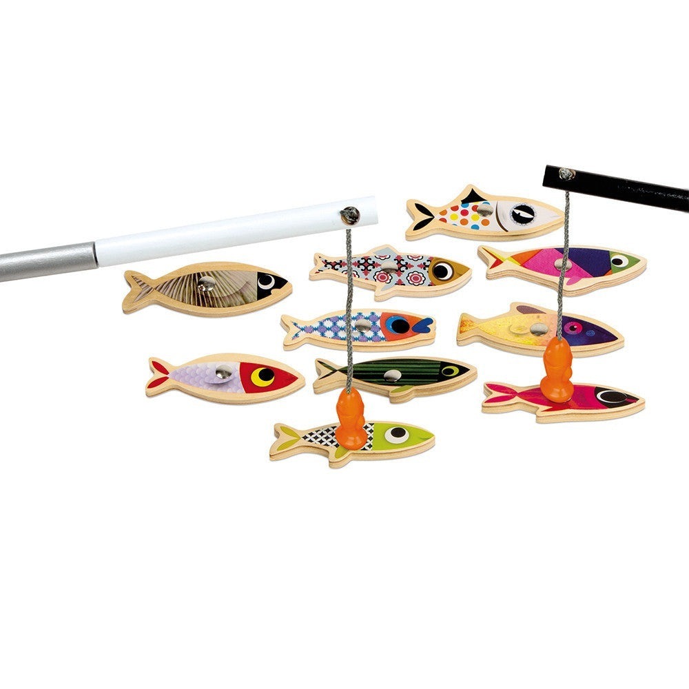Janod Wooden Sardine Kids Fishing Game, Toys for Boys, Sardine Game, Toddler Games, Wooden Games, Wooden Toys, Janod Wooden Toys, Nottinghamshire Stockist, Independent Kids Brand