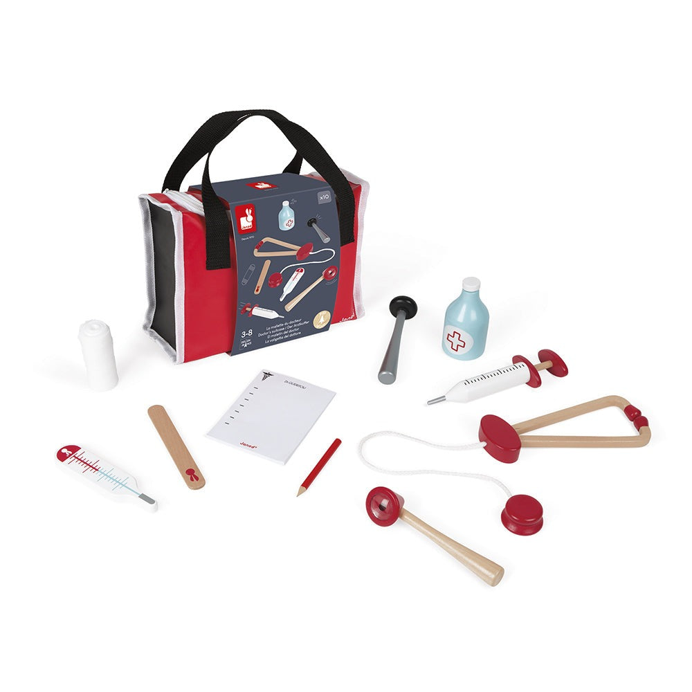 Janod, Doctor’s Suitcase, Children’s Doctors Kit, Doctor’s Kit, Role Play, Gift, Nottingham Kids Shop, Midlands Kids Shop, Sustainable Toys