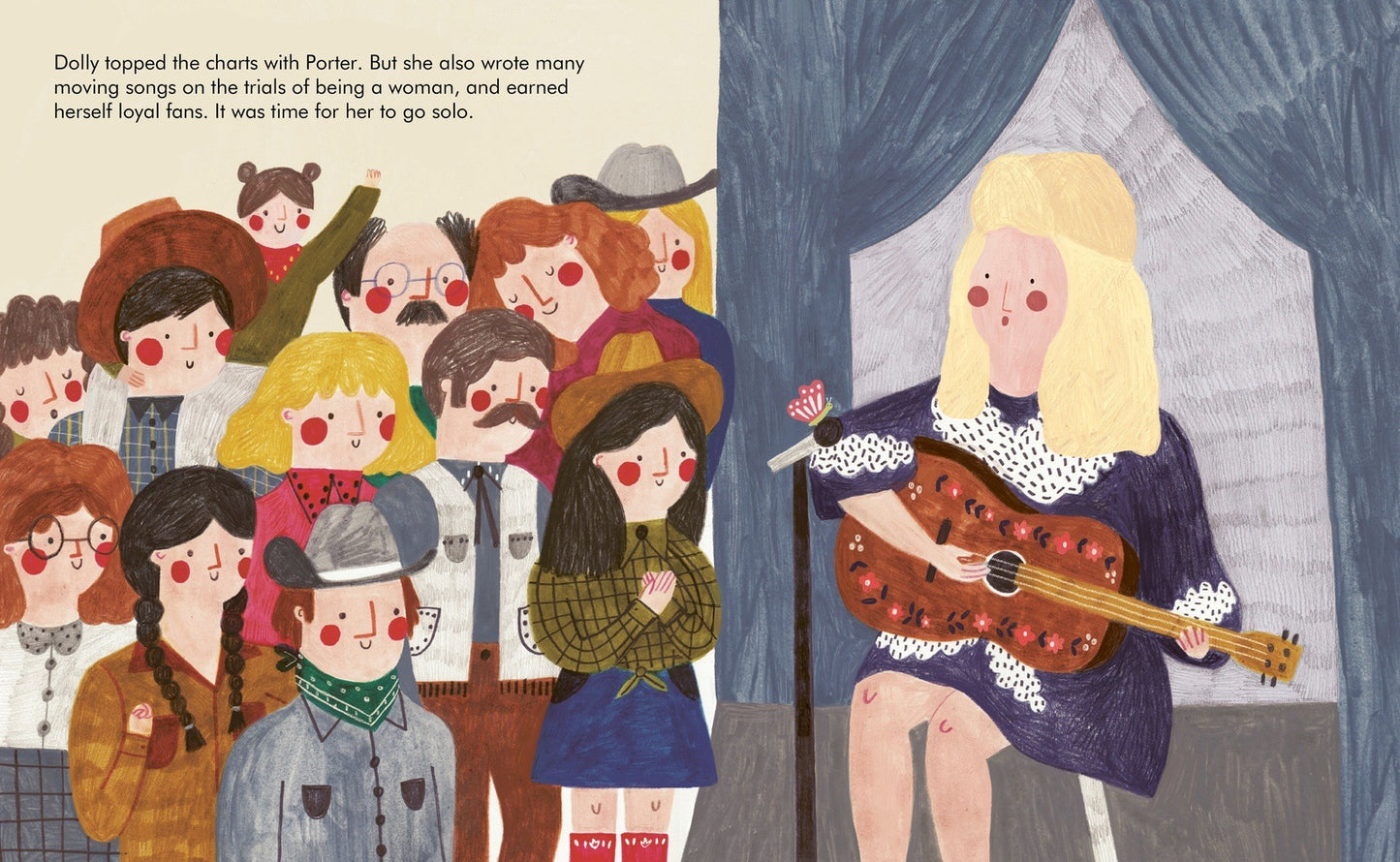 Little People Big Dreams, Dolly Parton, Books about inspirational people, Children’s books, Hardback children’s books, Little People Big Dreams Stockist, independent Nottinghamshire children’s store, birthday gift