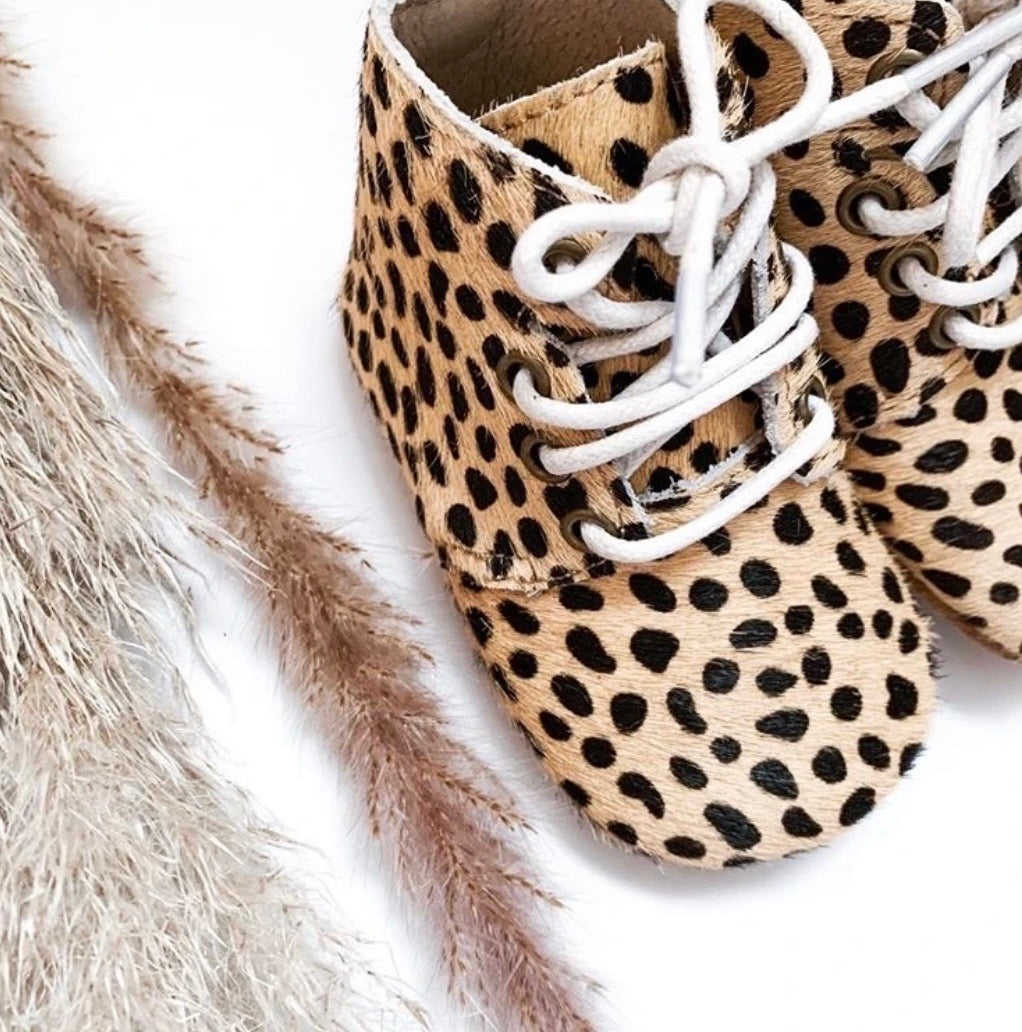 Cheetah Derby Boots