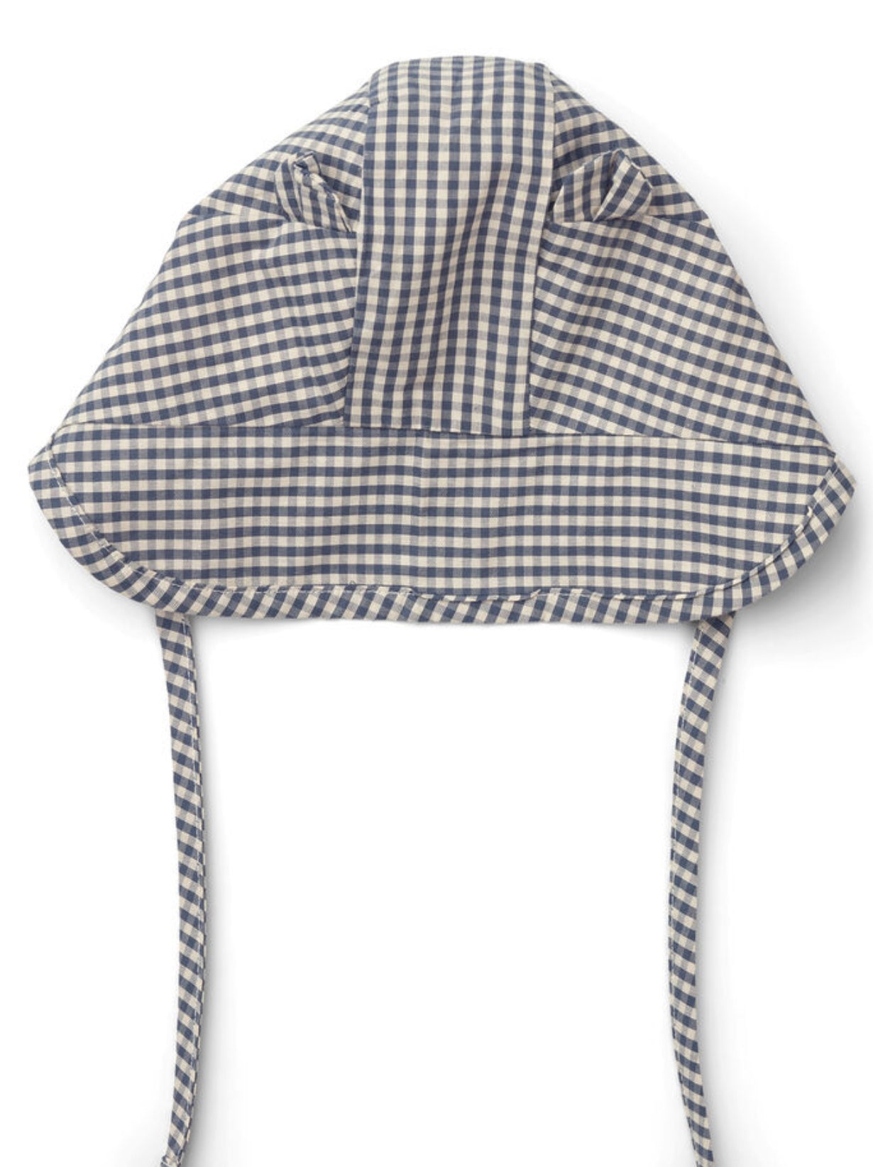 Liewood, Rae Sun Hat, Whale Blue/Sandy Check, Sun Hat, Beach Hat, Childrens Sun Hat, Nottingham Independent Shop