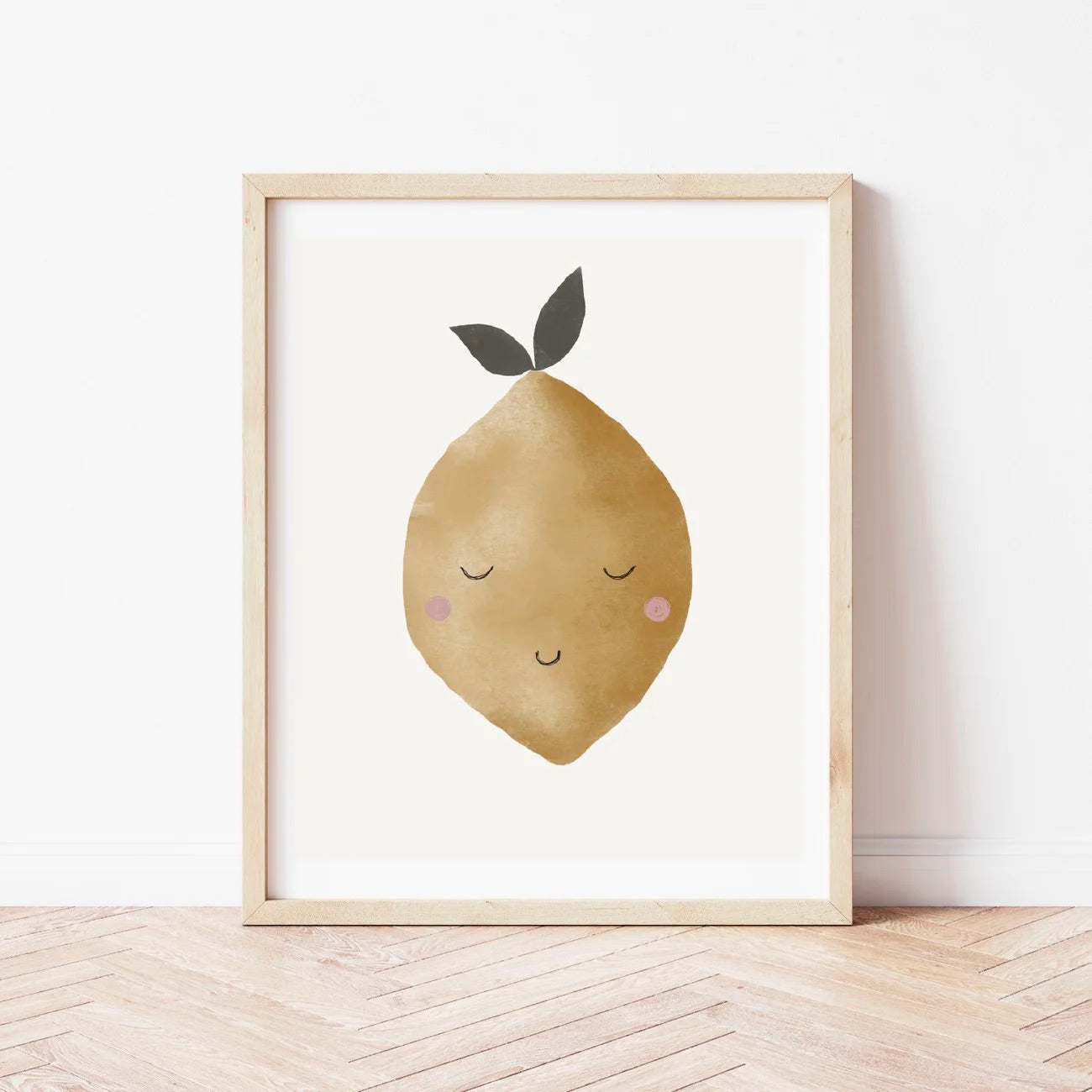 Scandi Lemon A3 Print