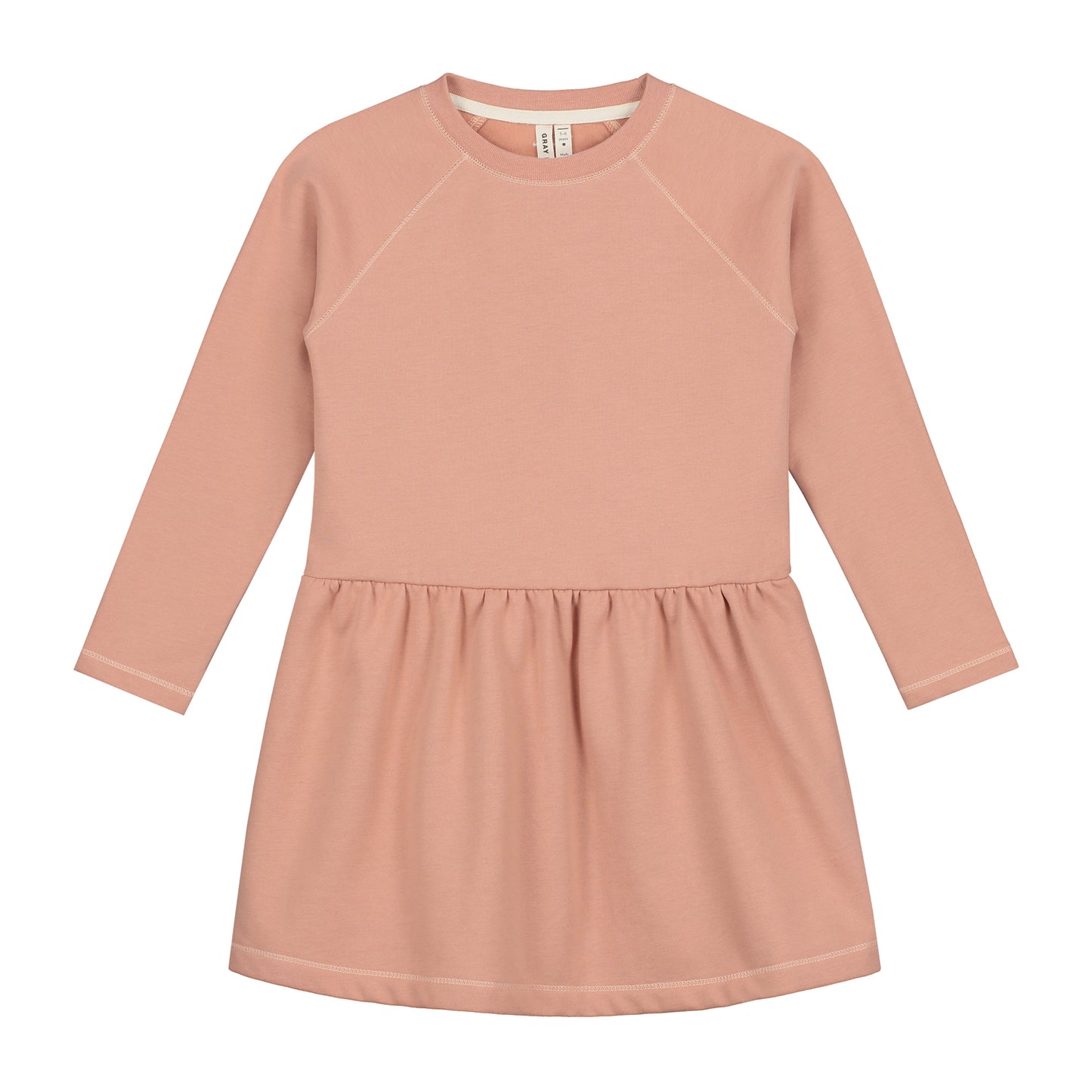 Girls Sweatshirt Dress - Rustic Clay | Gray Label