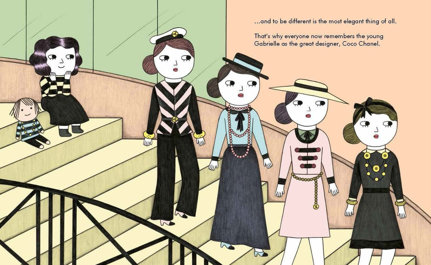 Little People Big Dreams, Coco Chanel, Book & Doll Gift Set, Books about inspirational people, Children’s book. Hardback book, Coco Chanel book, Nottinghamshire stockist, children’s store, birthday gift, educational books