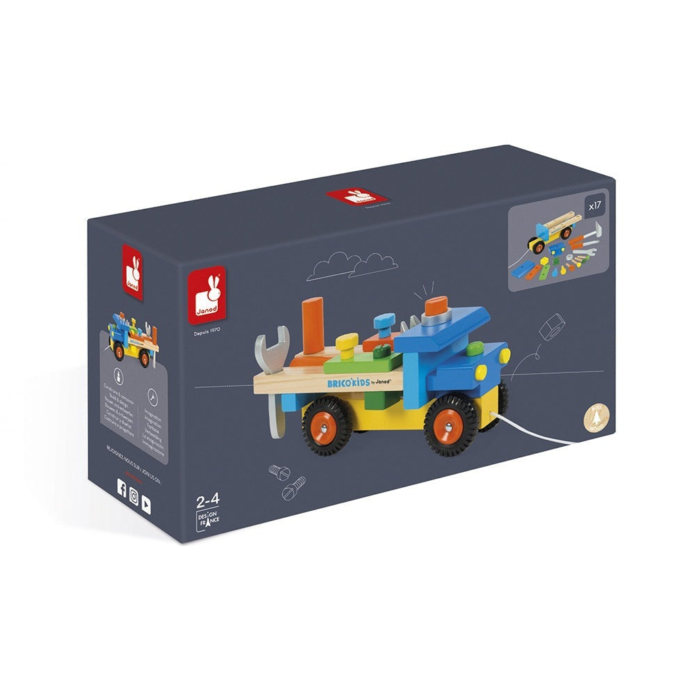 This Wooden Janod Brico’ Kids DIY Truck makes a lovely gift