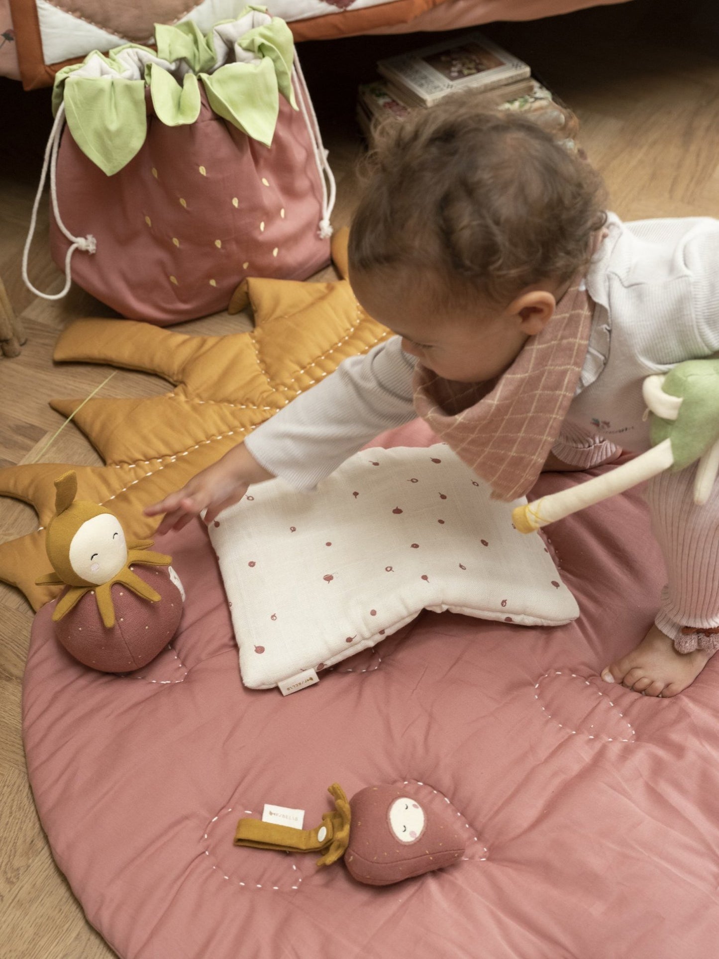 The Fabelab Strawberry Tumbler makes a lovely gift for any newborn.