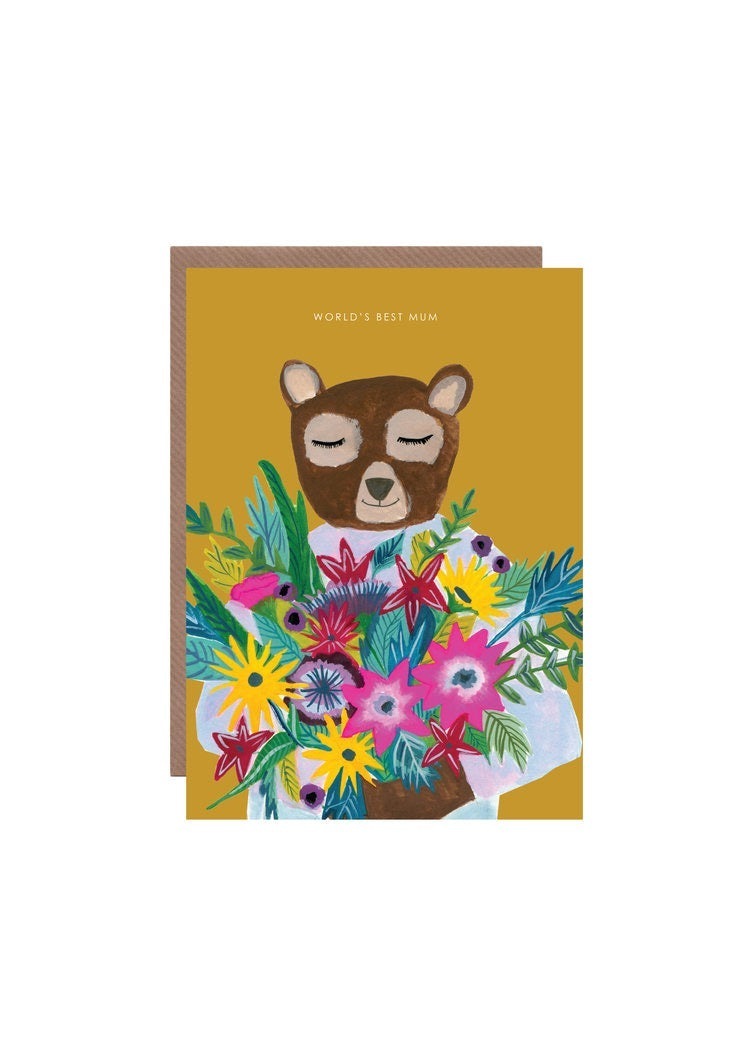 Worlds Best Mum Greetings Card