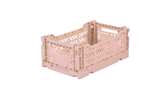 Aykasa Folding Crate, Mini, Milk Tea, home storage, nursery storage, playroom storage, Nottinghamshire stockist, Nottinghamshire independent children’s store, sustainable