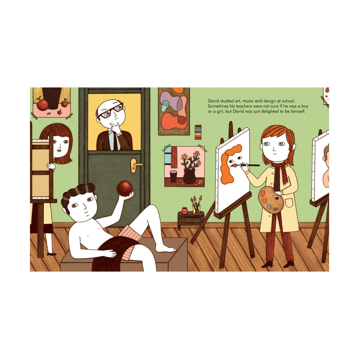 Little People Big Dreams, David Bowie, Book & Doll Gift Set, Children’s book, hardback book, David Bowie Book, Educational books, midlands children’s store, Independent kids brand, midlands baby shop