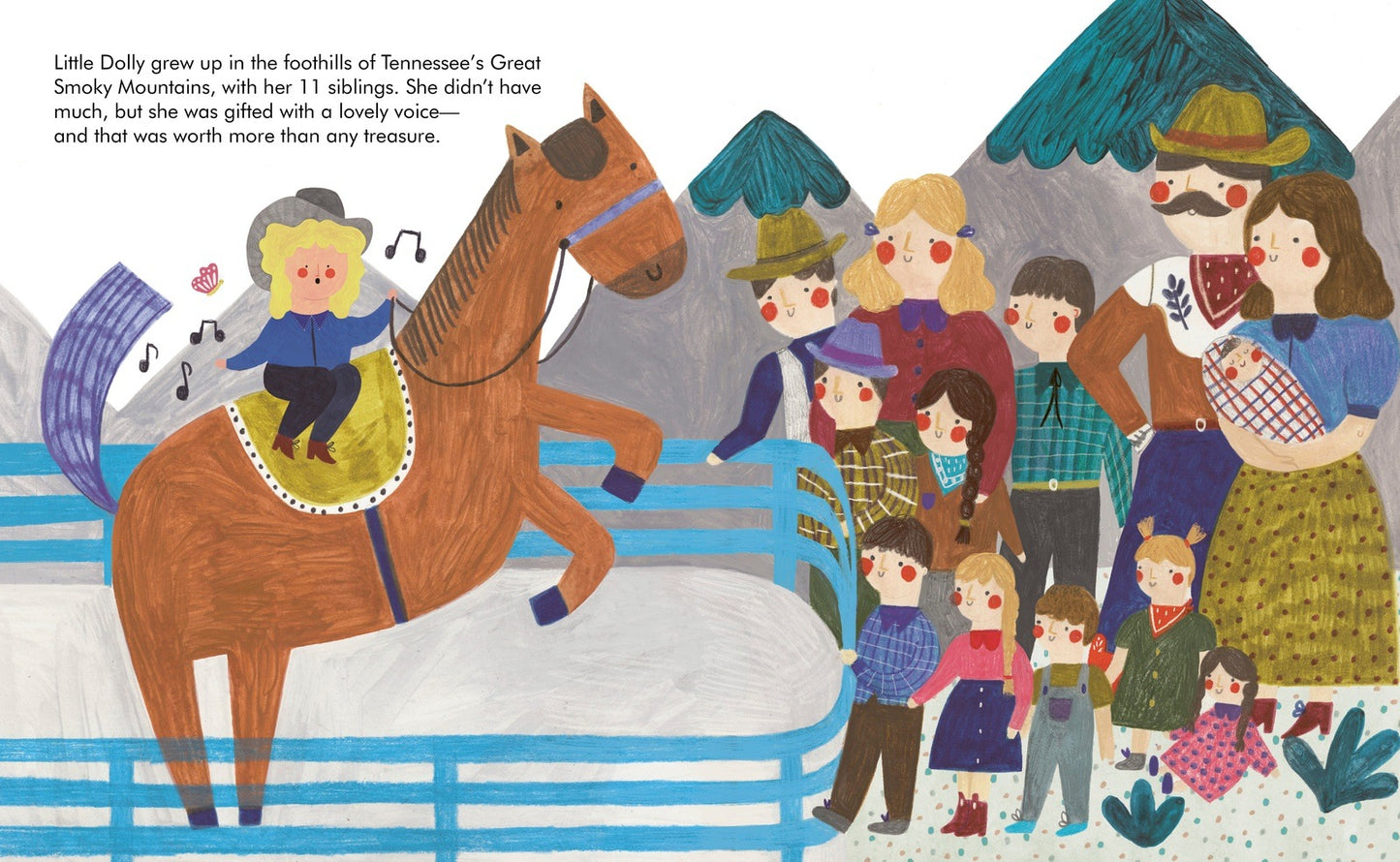Little People Big Dreams, Dolly Parton, Books about inspirational people, Children’s books, Hardback children’s books, Little People Big Dreams Stockist, Birthday gift, Nottinghamshire children’s store,
