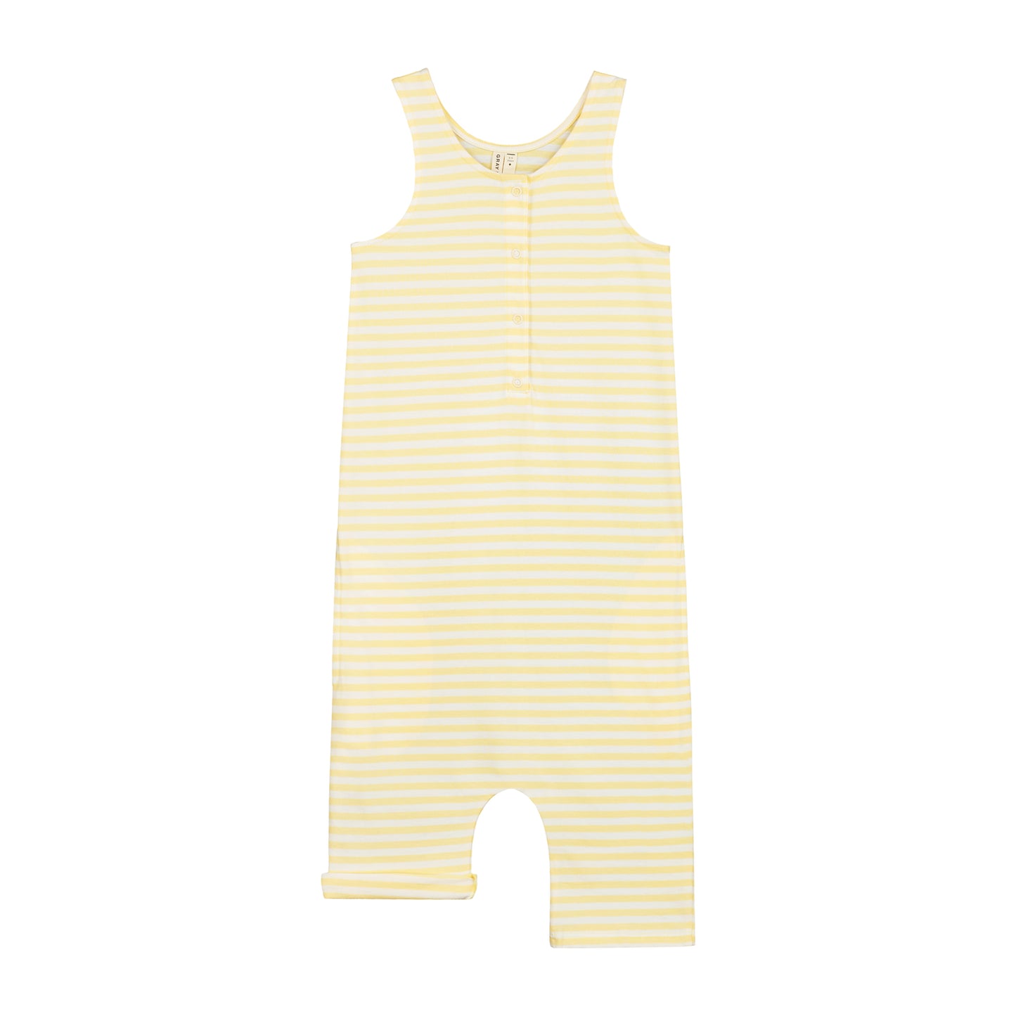 Alf & Co is a midlands based children’s store and they are stockist of the Gray Label Sleeveless Tank Suit in Mellow Yellow/Off White