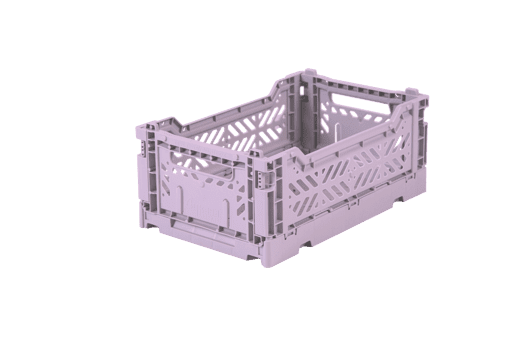 Aykasa Folding Crate, Mini, Orchid, home storage, nursery storage, playroom storage, independent kids brand, midlands baby shop, Nottinghamshire stockist