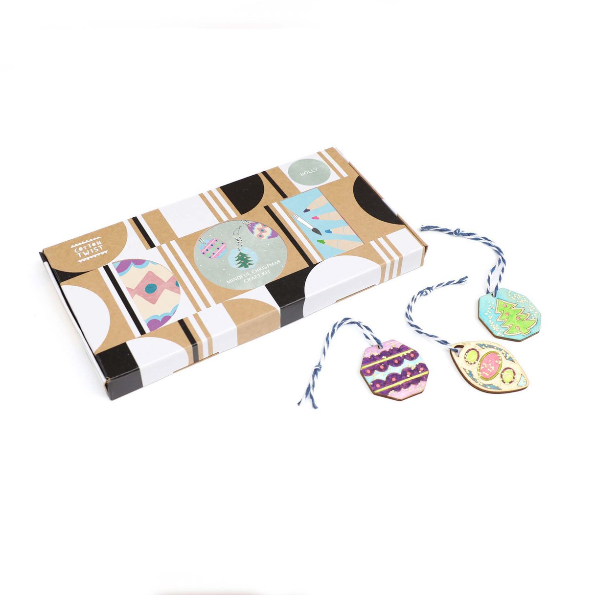 Cotton Twist A Mindful Advent: Create your own decorations kit is available at Alf & Co, the children’s independent