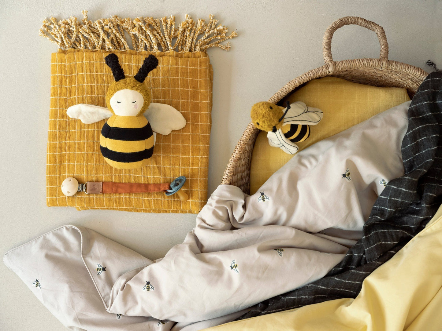The Fabelab Bee Tumbler is a lovely addition to a newborn baby gift hamper