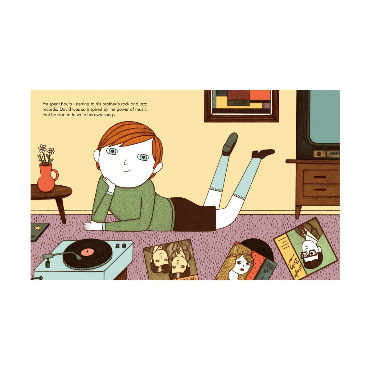 Little People Big Dreams, David Bowie, Book & Doll Gift Set, Children’s book, hardback book, David Bowie Book, Nottinghamshire Stockist, birthday gift, gift, midlands kids store, Nottinghamshire sustainable children’s store