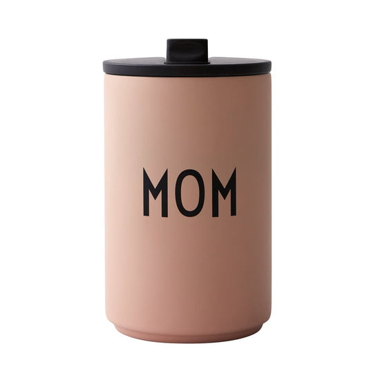 Thermo/Insulated Cup Nude MOM Mug perfect for travel and to keep your hot drinks hot stocked at Alf & Co’s Children’s Shop.