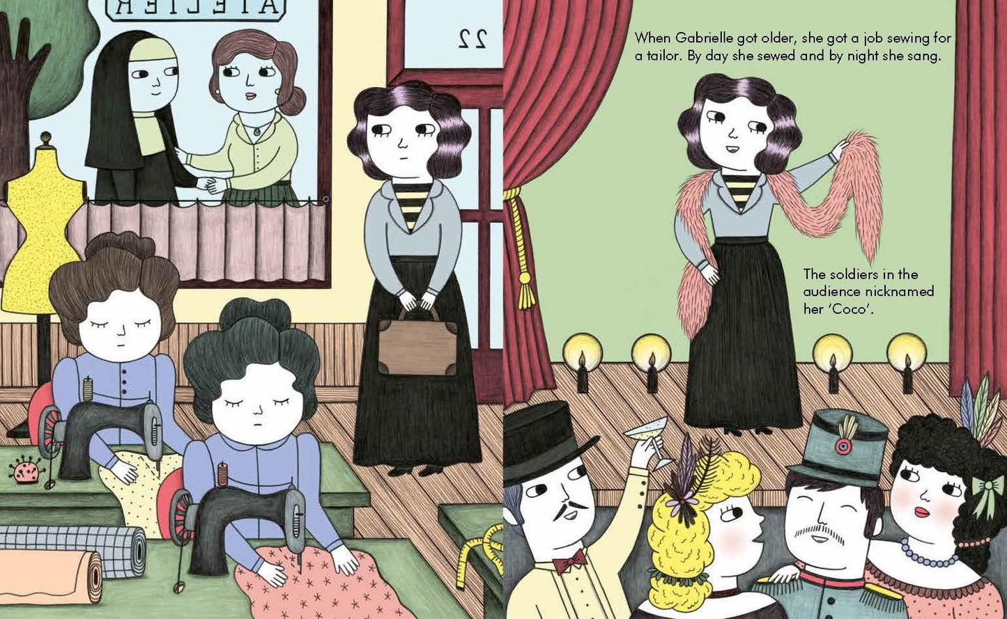 Coco Chanel, Little People Big Dreams, Coco Chanel Book, Children’s book, hardback, books about inspirational people, children’s book shop, Little People Big Dreams Stockist, birthday gift, gift, Nottinghamshire independent kids store