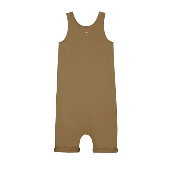 Child Sleeveless Tank Suit - Peanut | Gray Label