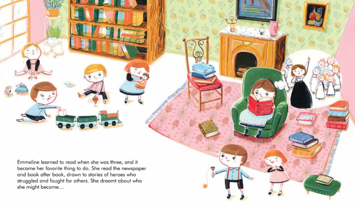 Little People Big Dreams, Emmeline Pankhurst, Books about inspirational people, Children’s books, Nottinghamshire Stockist, midlands children’s store, gifts for children