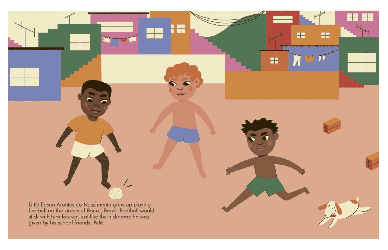 Little People Big Dreams, Pelé, Children’s books, Birthday gift, midlands baby shop, sustainable