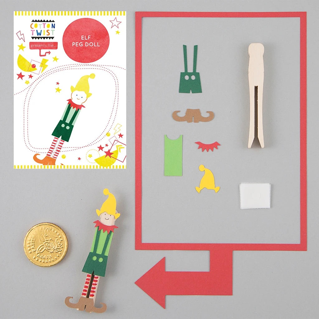 Elf Peg Doll