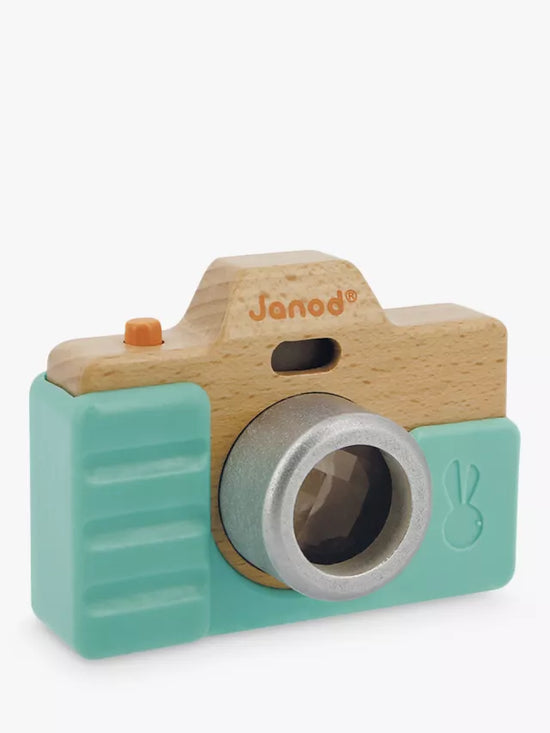 Janod Kids Wooden Camera with Flash