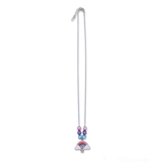 Girls Unicorn and Rainbow Dreamland Necklace