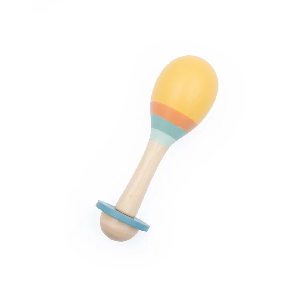 Retro Wooden Maraca Musical Toy