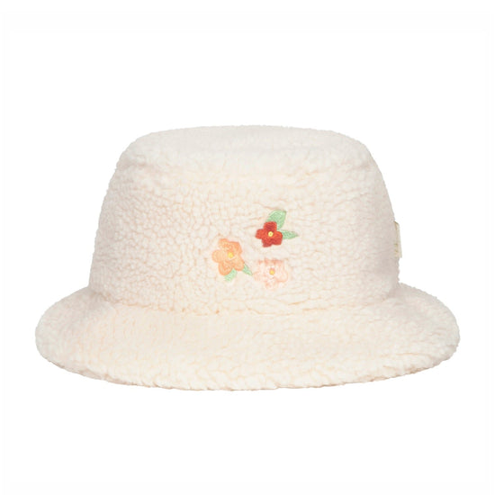 Girls Wildflower Fleece Bucket Hat