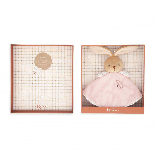 Dou Dou Round Rabbit Pink | Kaloo First Soft Comforter