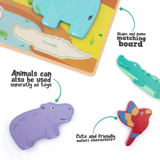 Safari Chunky Wooden Puzzle